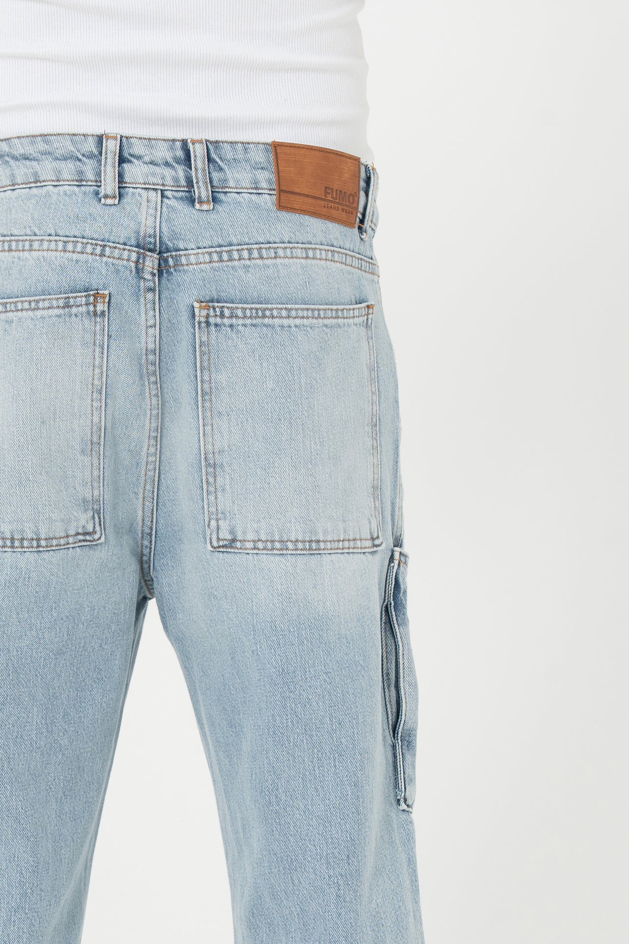 Baggy Kalıp Cep Detay Kot Pantolon