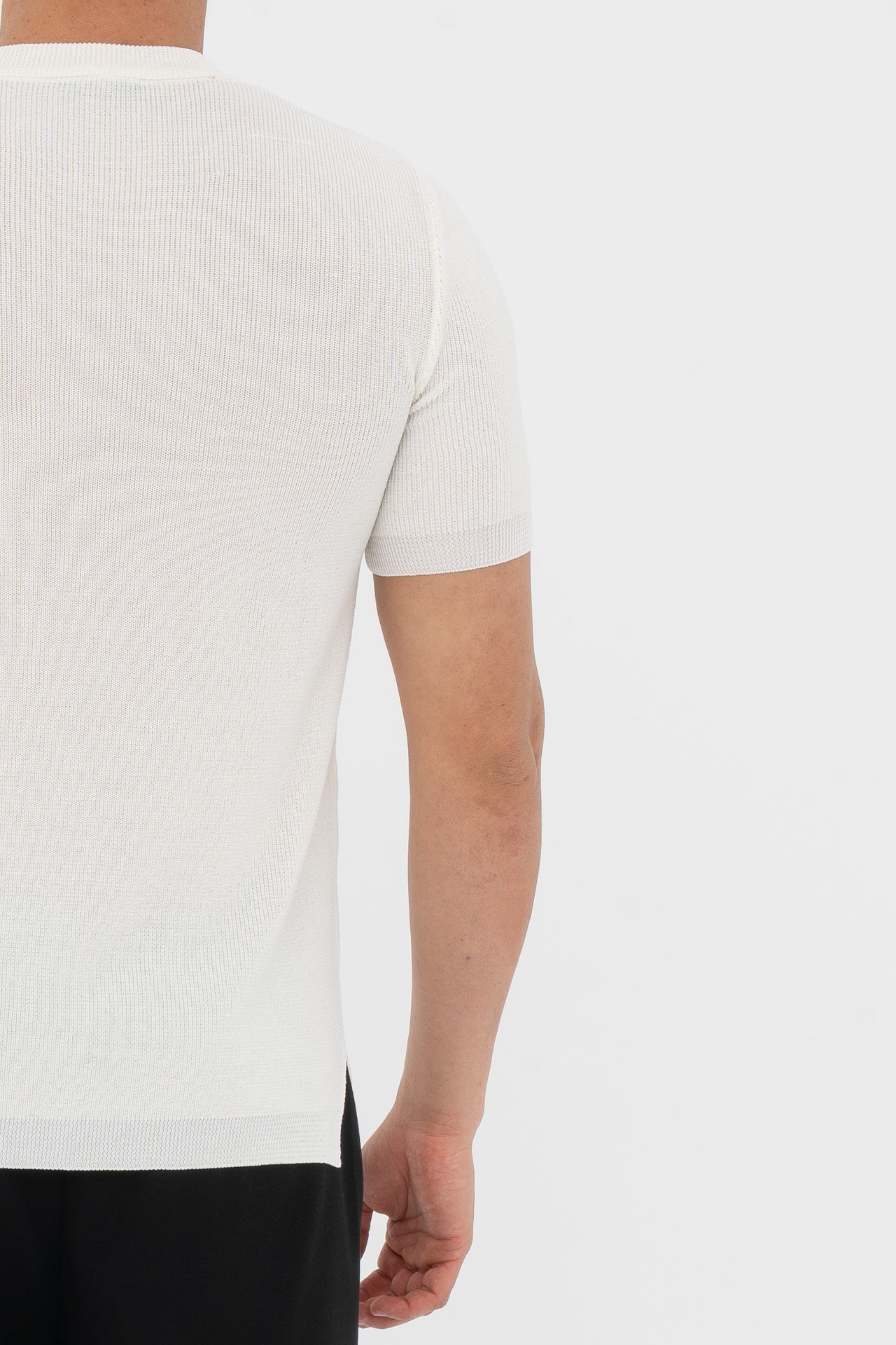 Regular Fit Düz Triko Tişört