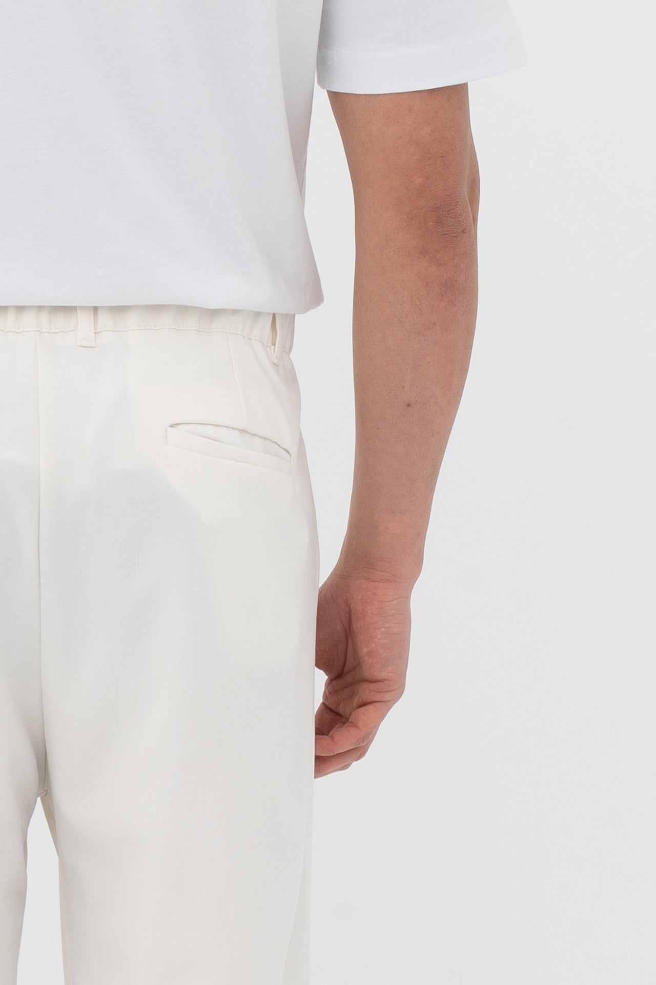 Pileli Basic Baggy Kumaş Pantolon