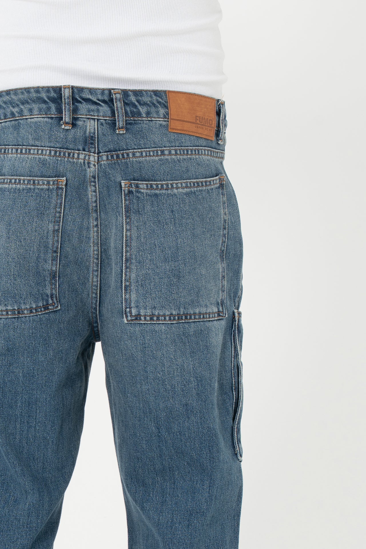 Baggy Kalıp Cep Detay Kot Pantolon