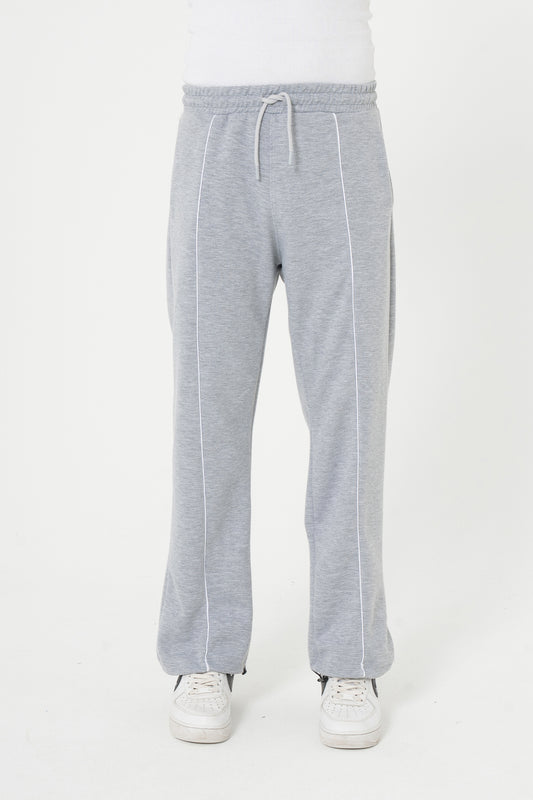 Unisex Biye Detaylı Baggy Eşofman