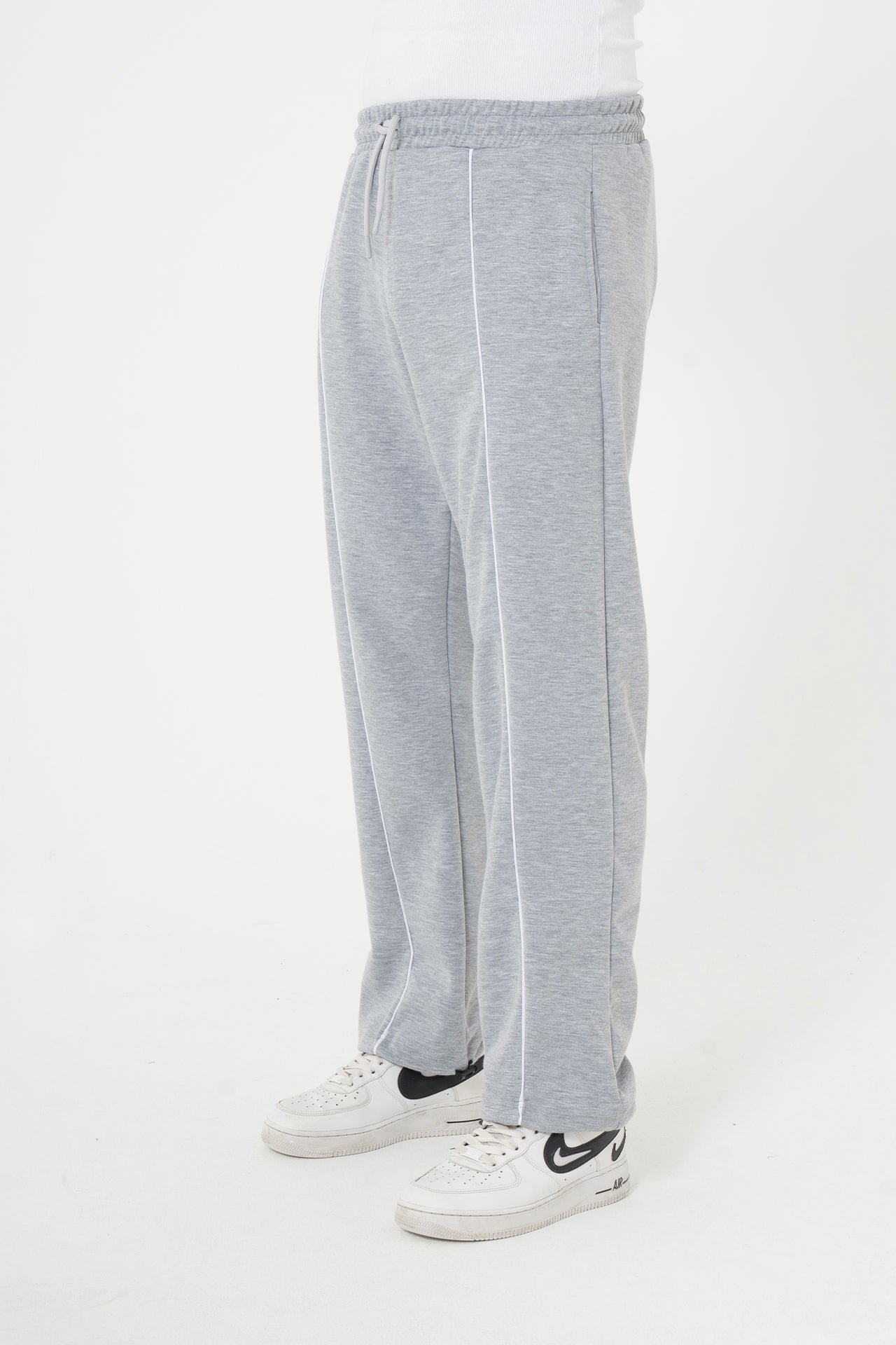 Unisex Biye Detaylı Baggy Eşofman