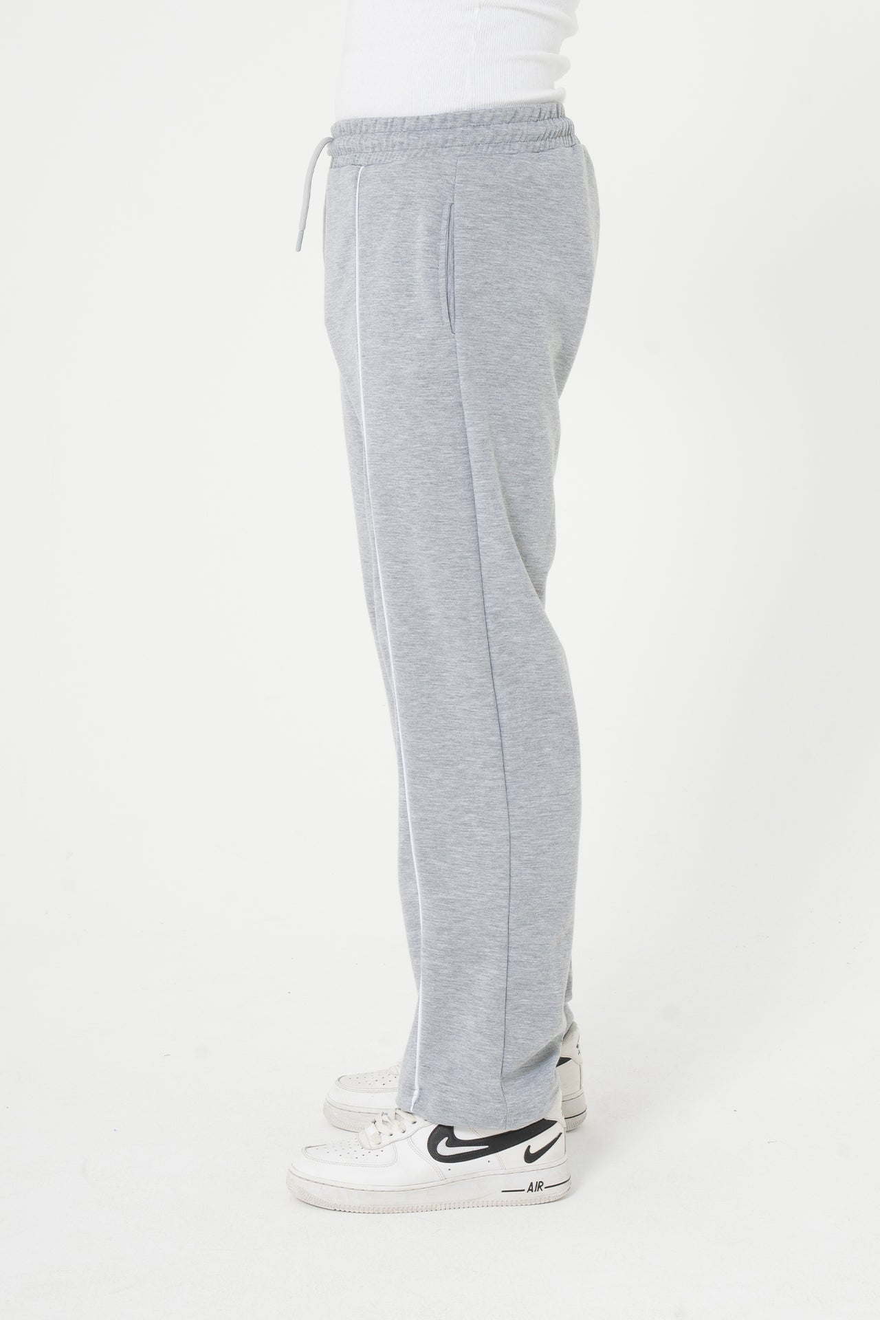 Unisex Biye Detaylı Baggy Eşofman