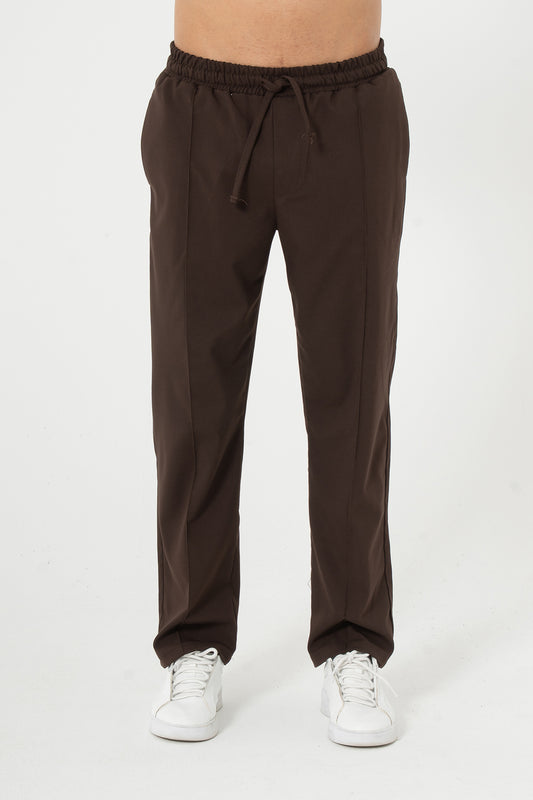 Biye Detay Relaxed Fit Kumaş Pantolon