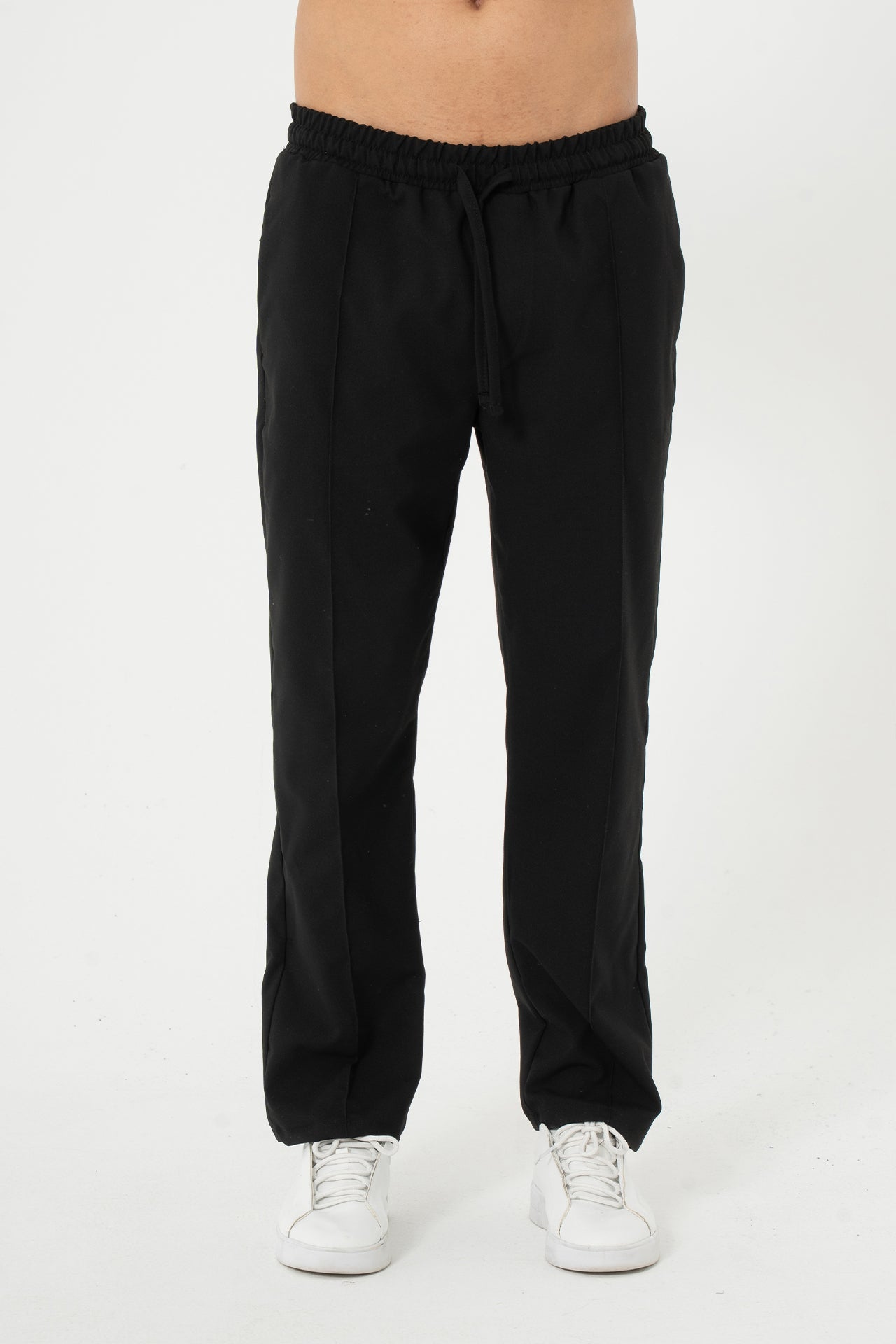 Biye Detay Relaxed Fit Kumaş Pantolon