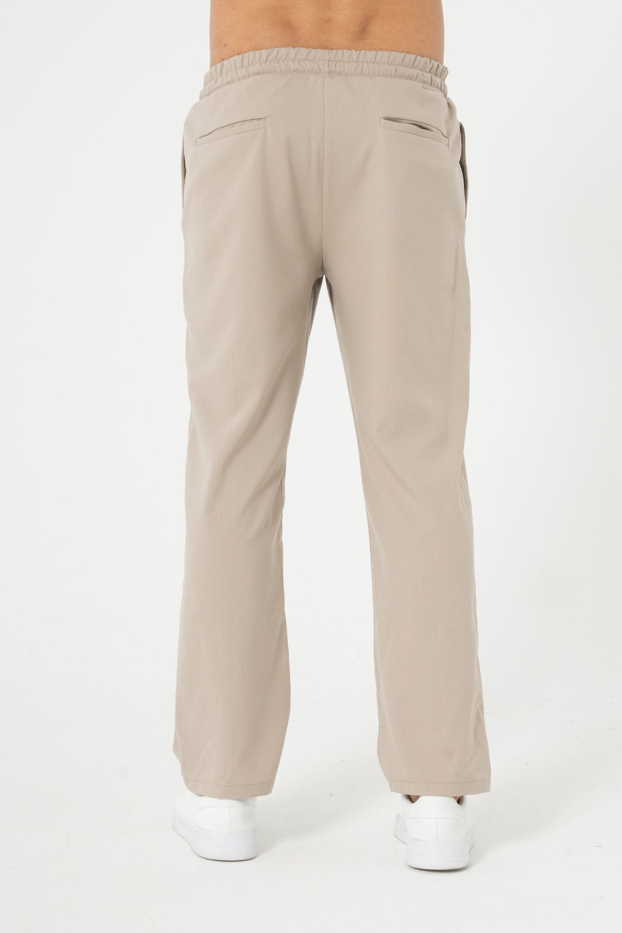 Biye Detay Relaxed Fit Kumaş Pantolon