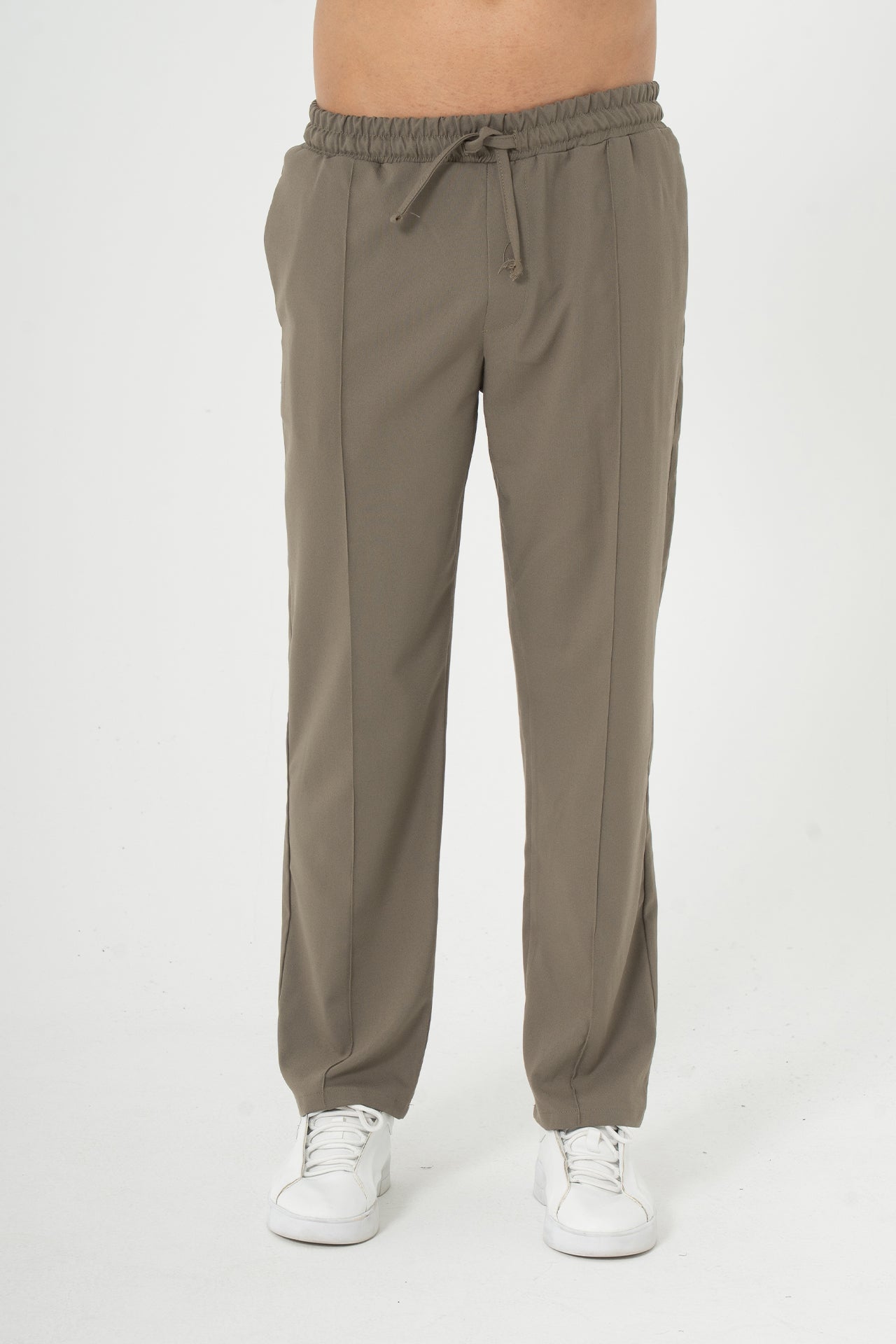 Biye Detay Relaxed Fit Kumaş Pantolon