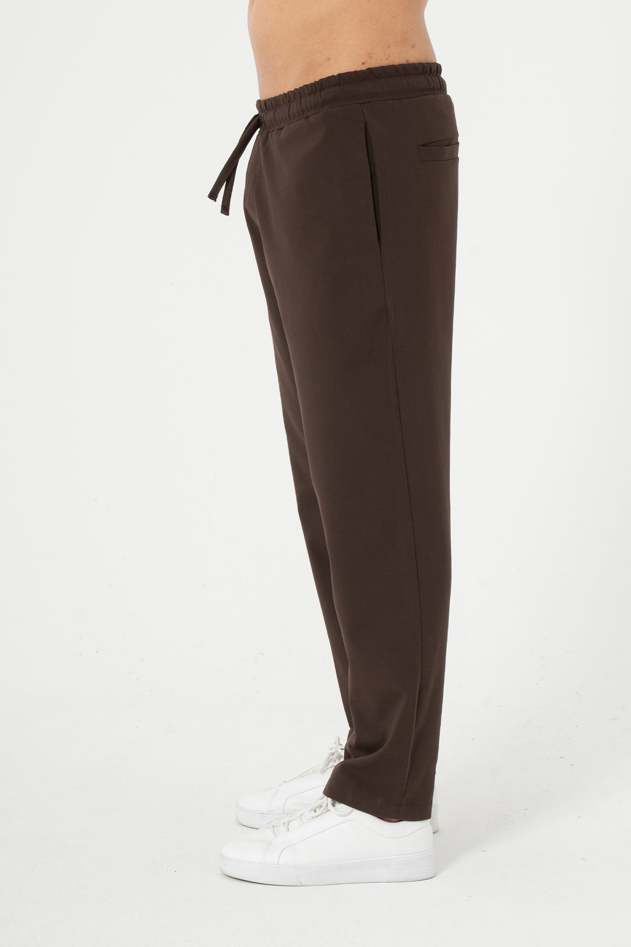 Kordonlu Regular Fit Kumaş Pantolon