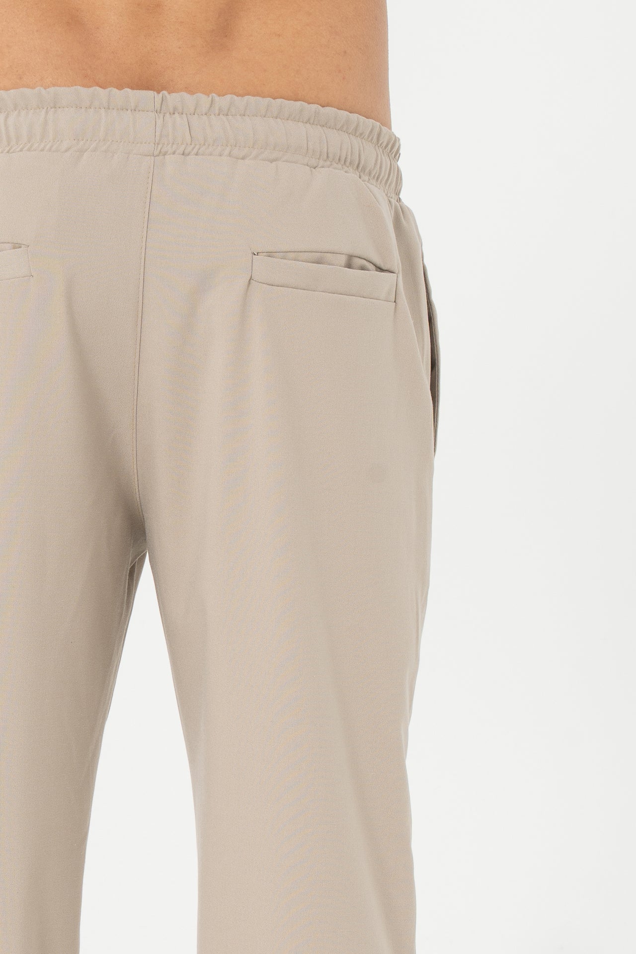 Kordonlu Regular Fit Kumaş Pantolon