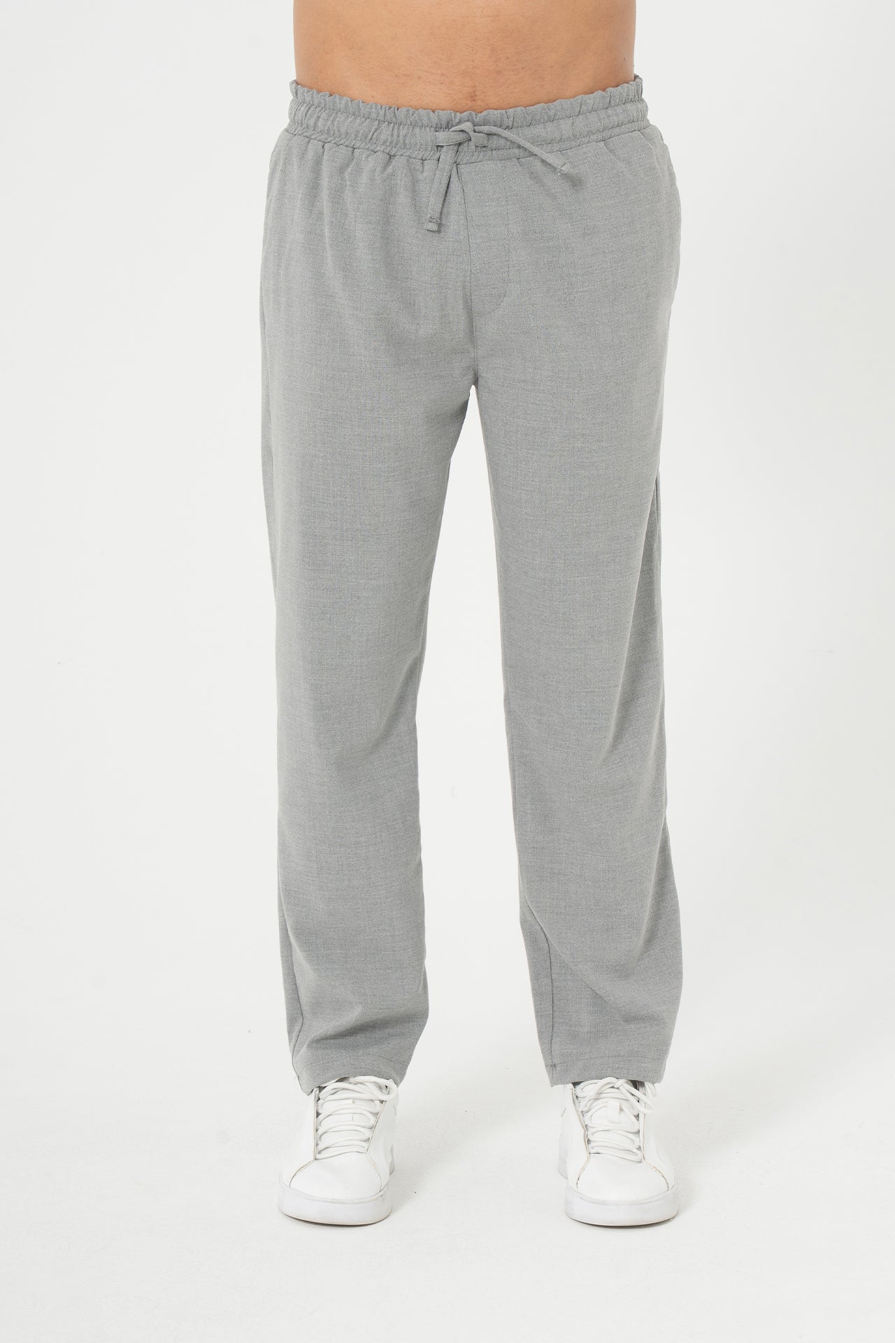 Kordonlu Regular Fit Kumaş Pantolon