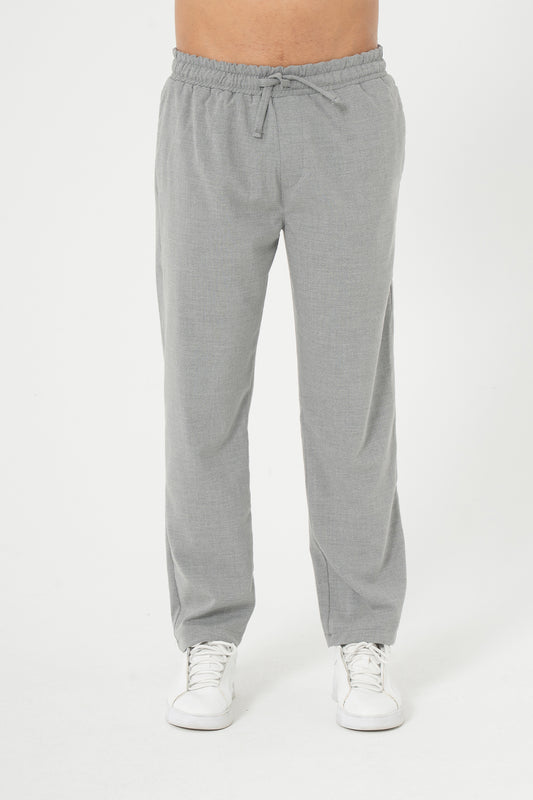 Kordonlu Regular Fit Kumaş Pantolon