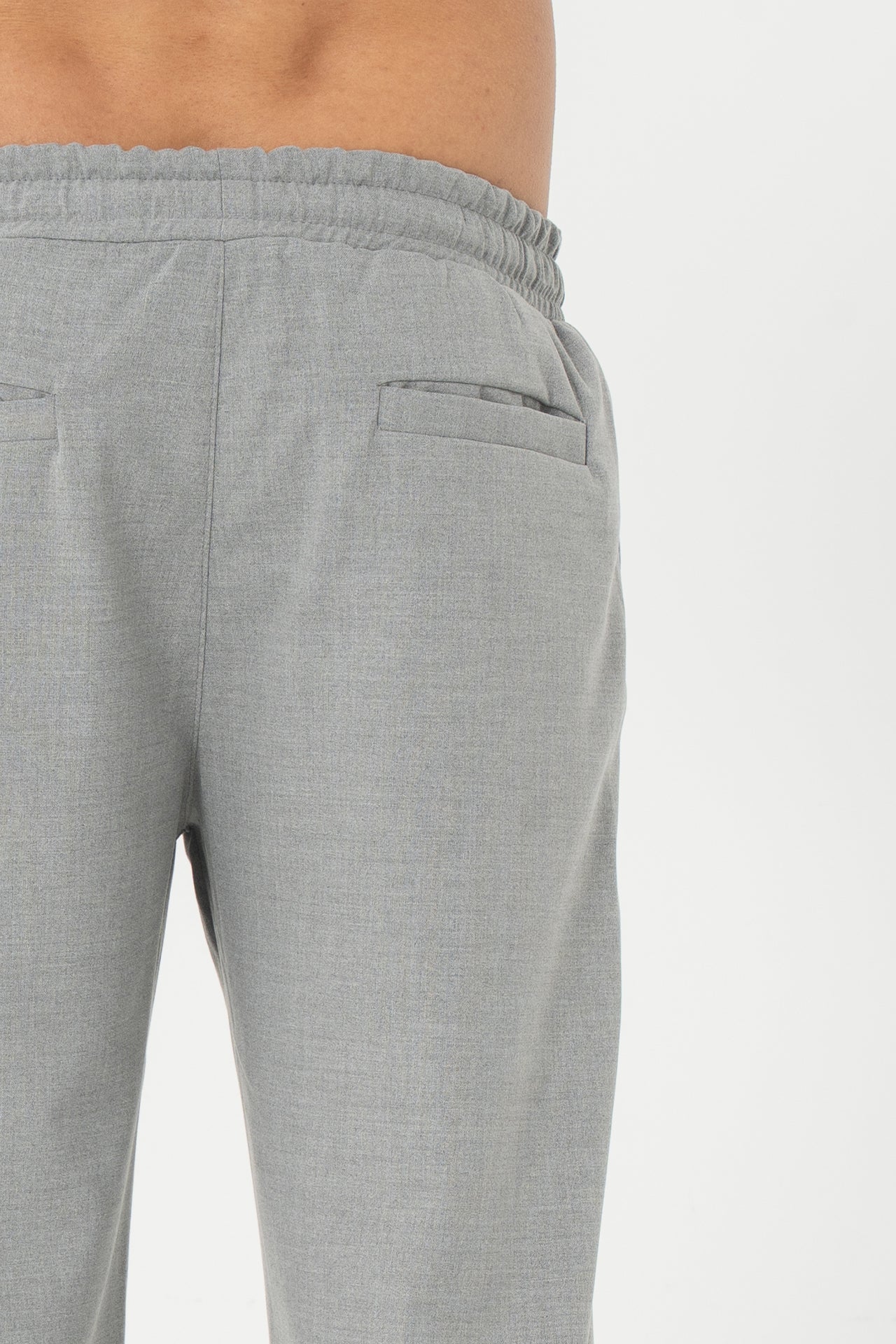 Kordonlu Regular Fit Kumaş Pantolon