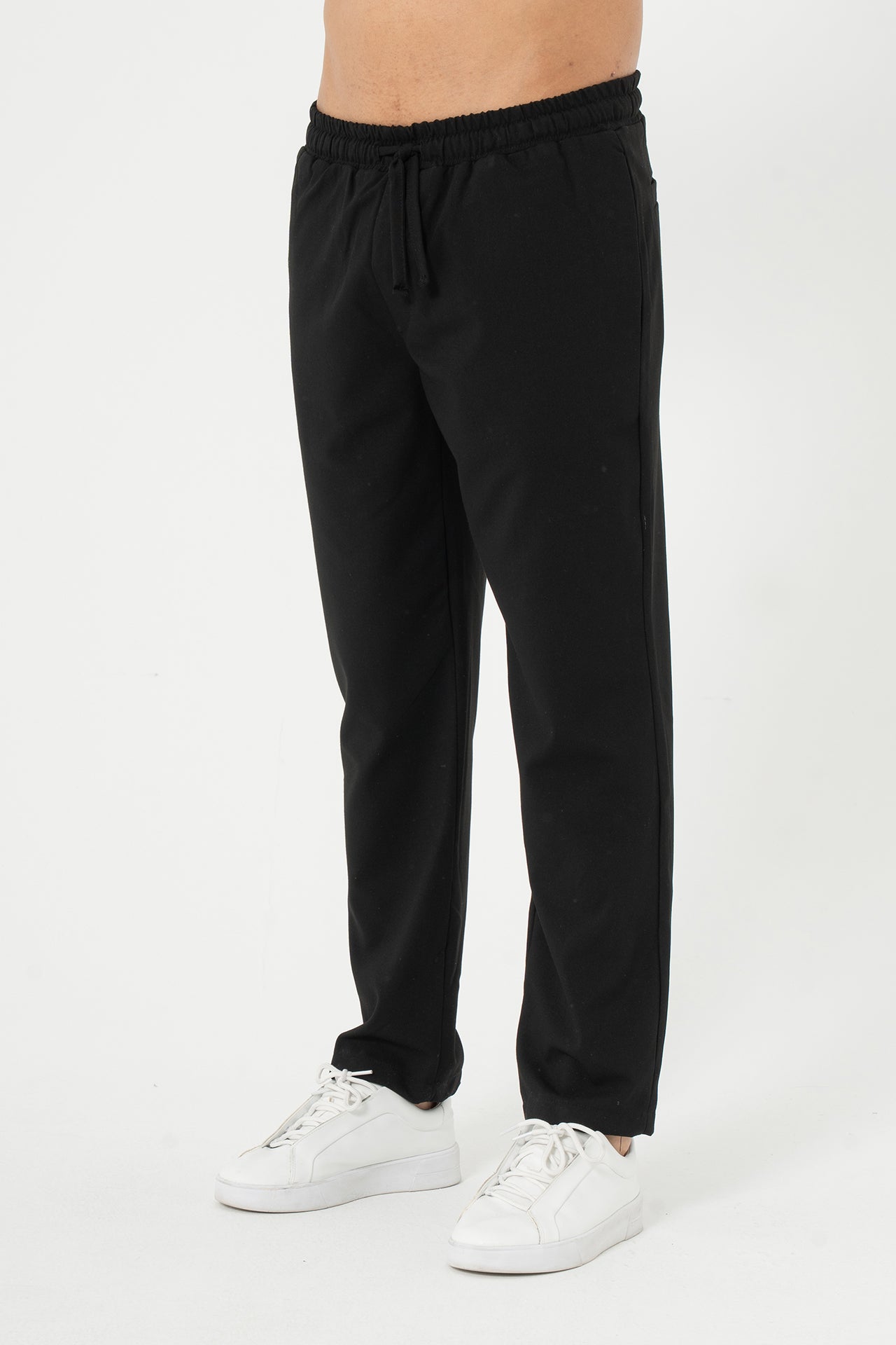 Kordonlu Regular Fit Kumaş Pantolon