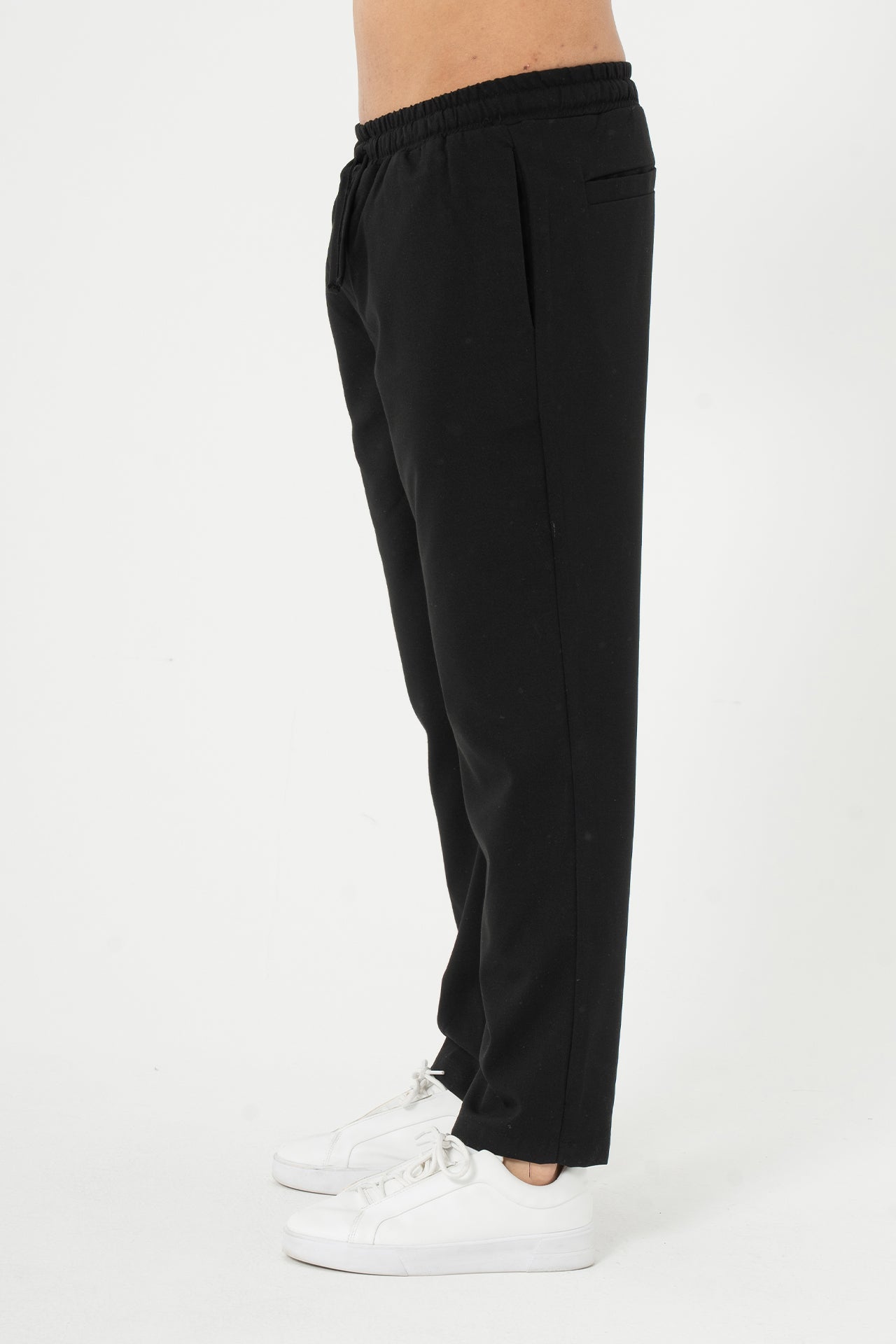 Kordonlu Regular Fit Kumaş Pantolon