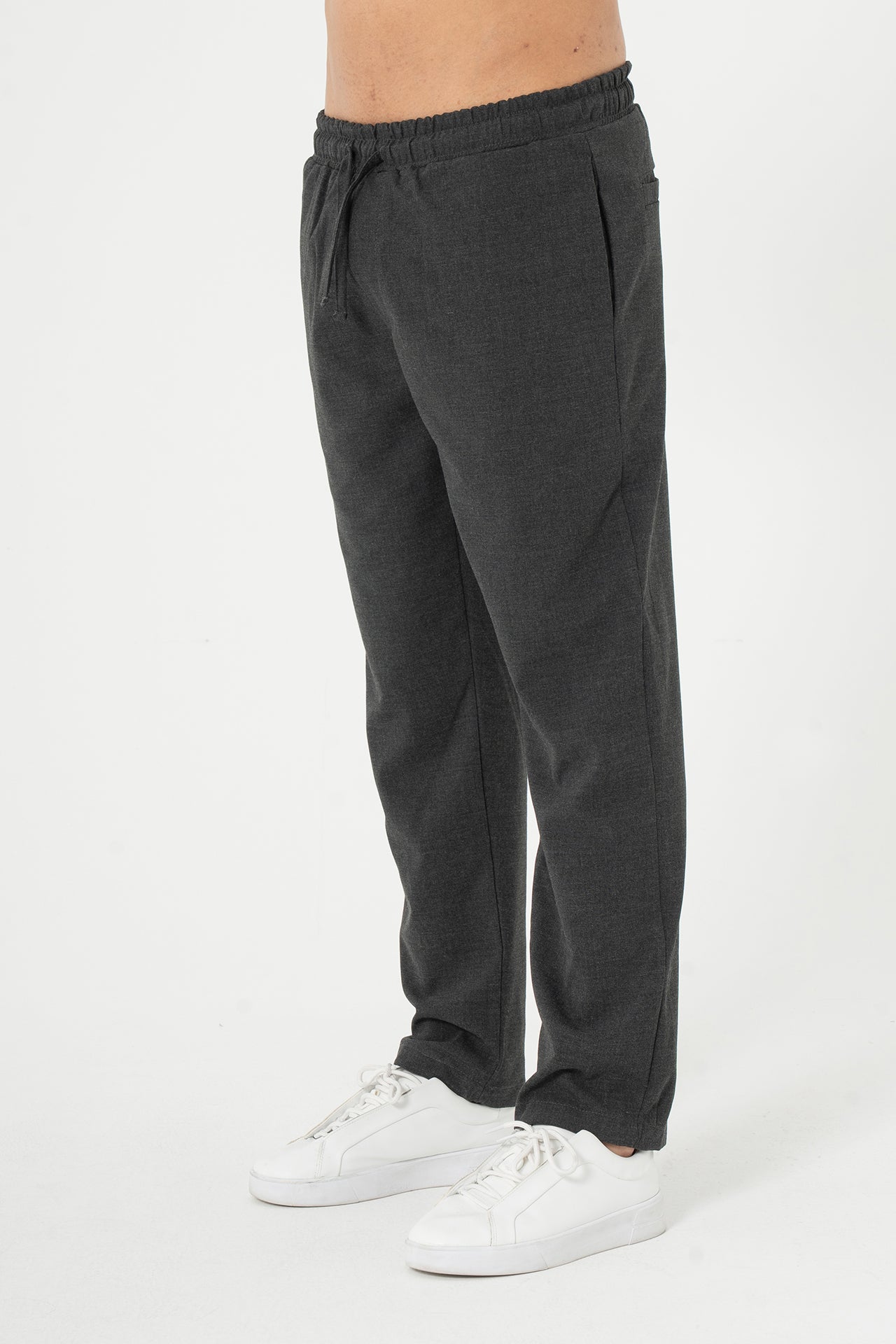 Kordonlu Regular Fit Kumaş Pantolon