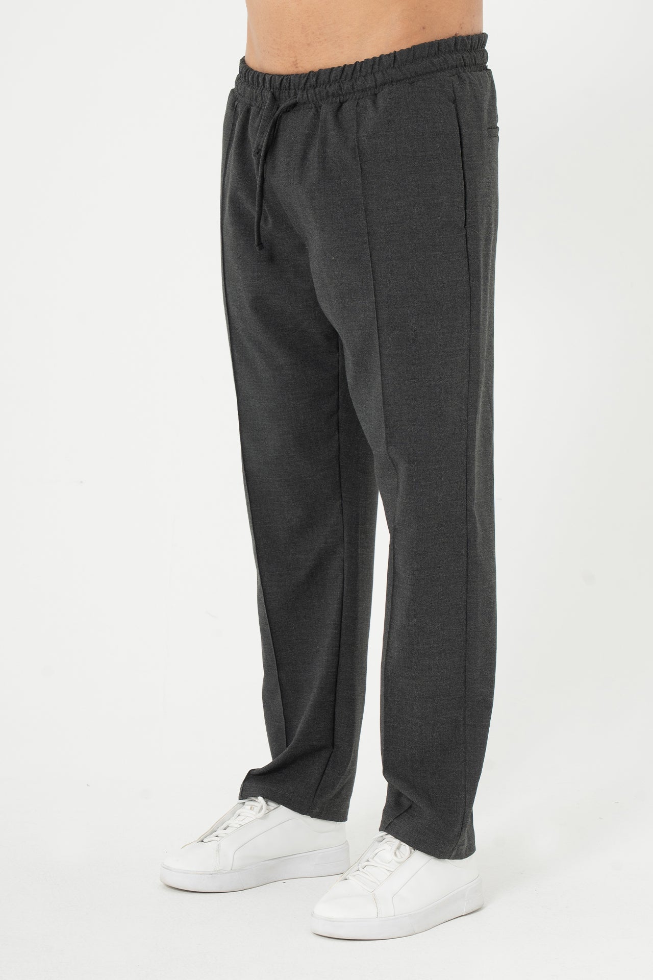 Biye Detay Relaxed Fit Kumaş Pantolon