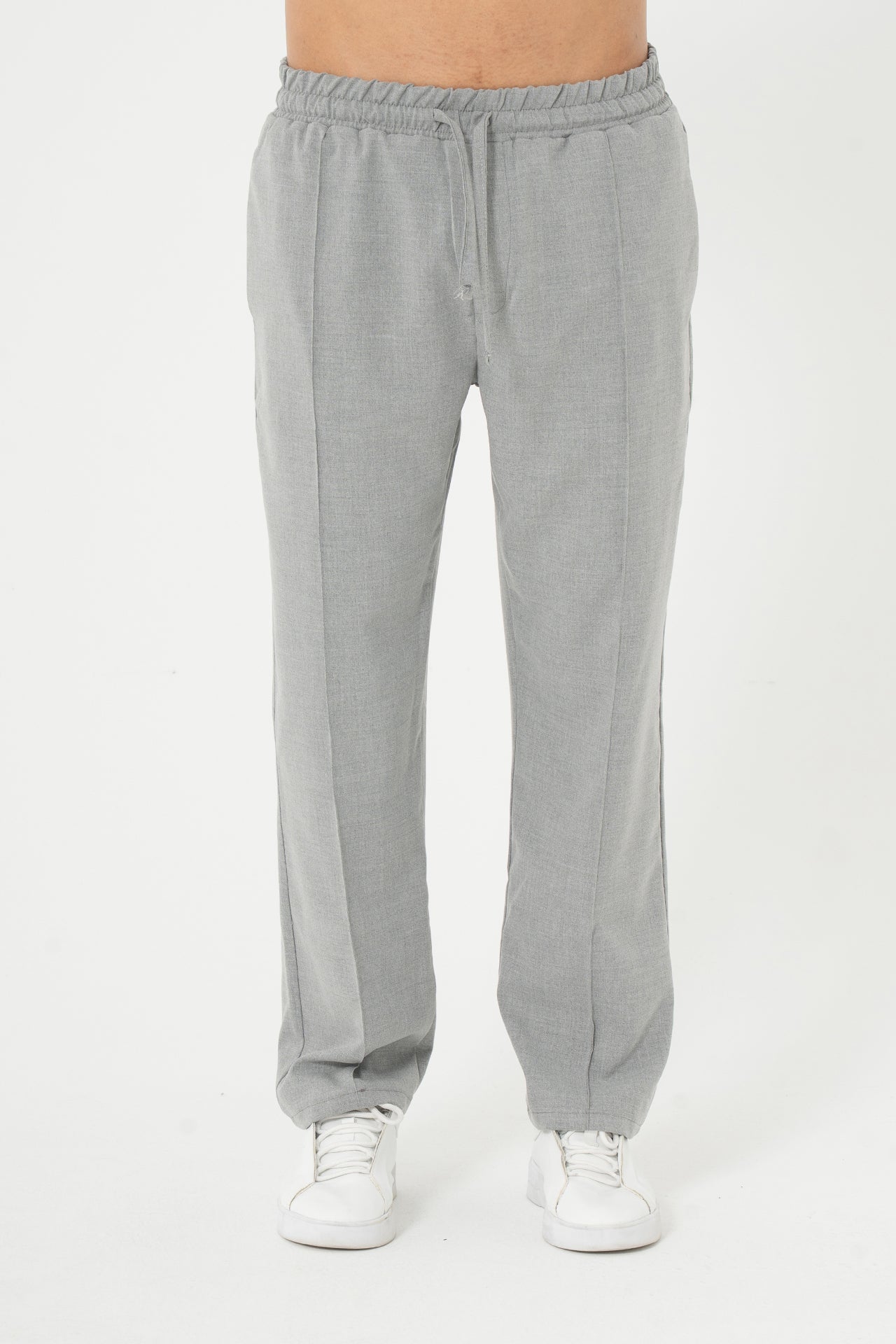 Biye Detay Relaxed Fit Kumaş Pantolon