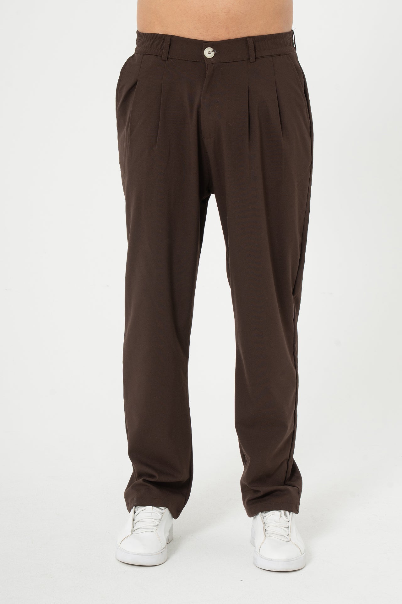 Baggy Pileli Kumaş  Pantolon