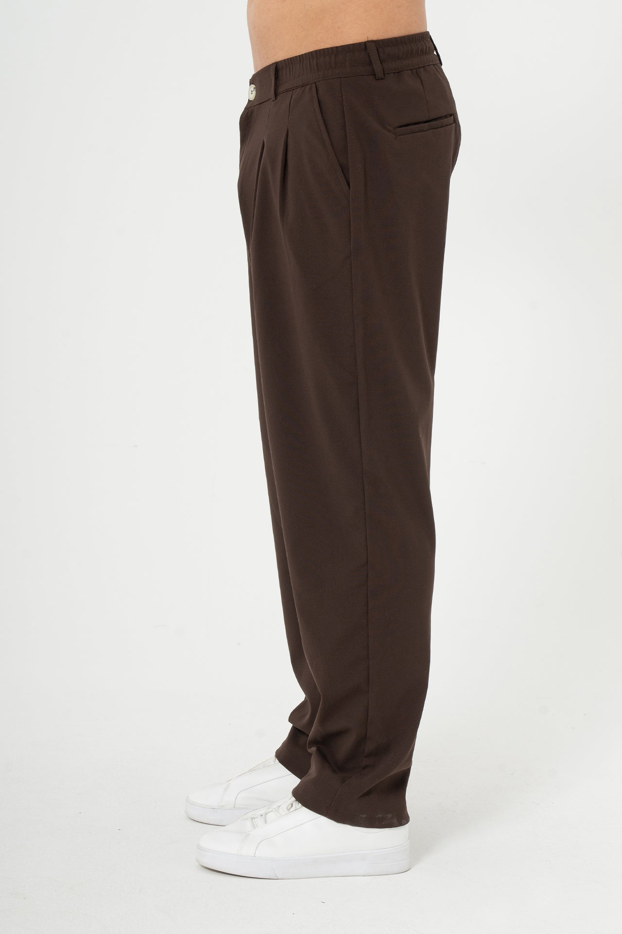 Baggy Pileli Kumaş  Pantolon