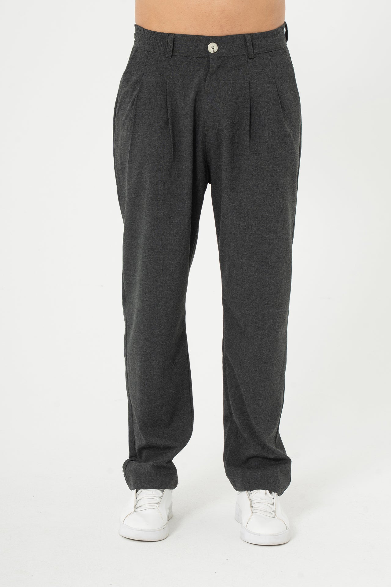 Baggy Pileli Kumaş  Pantolon