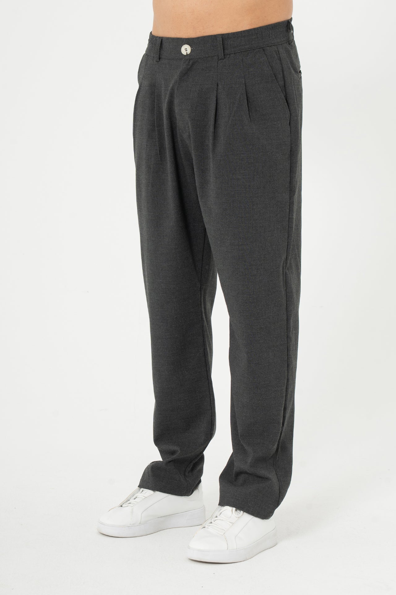 Baggy Pileli Kumaş  Pantolon