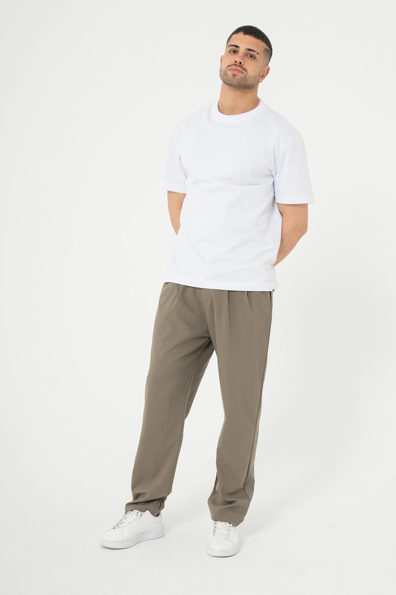 Baggy Pileli Kumaş  Pantolon