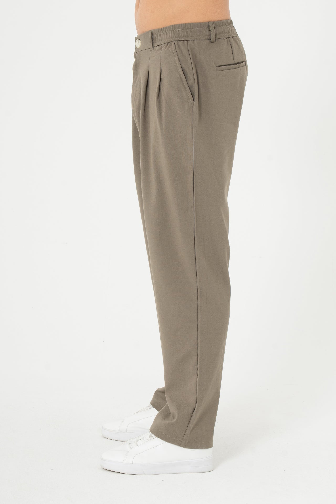 Baggy Pileli Kumaş  Pantolon