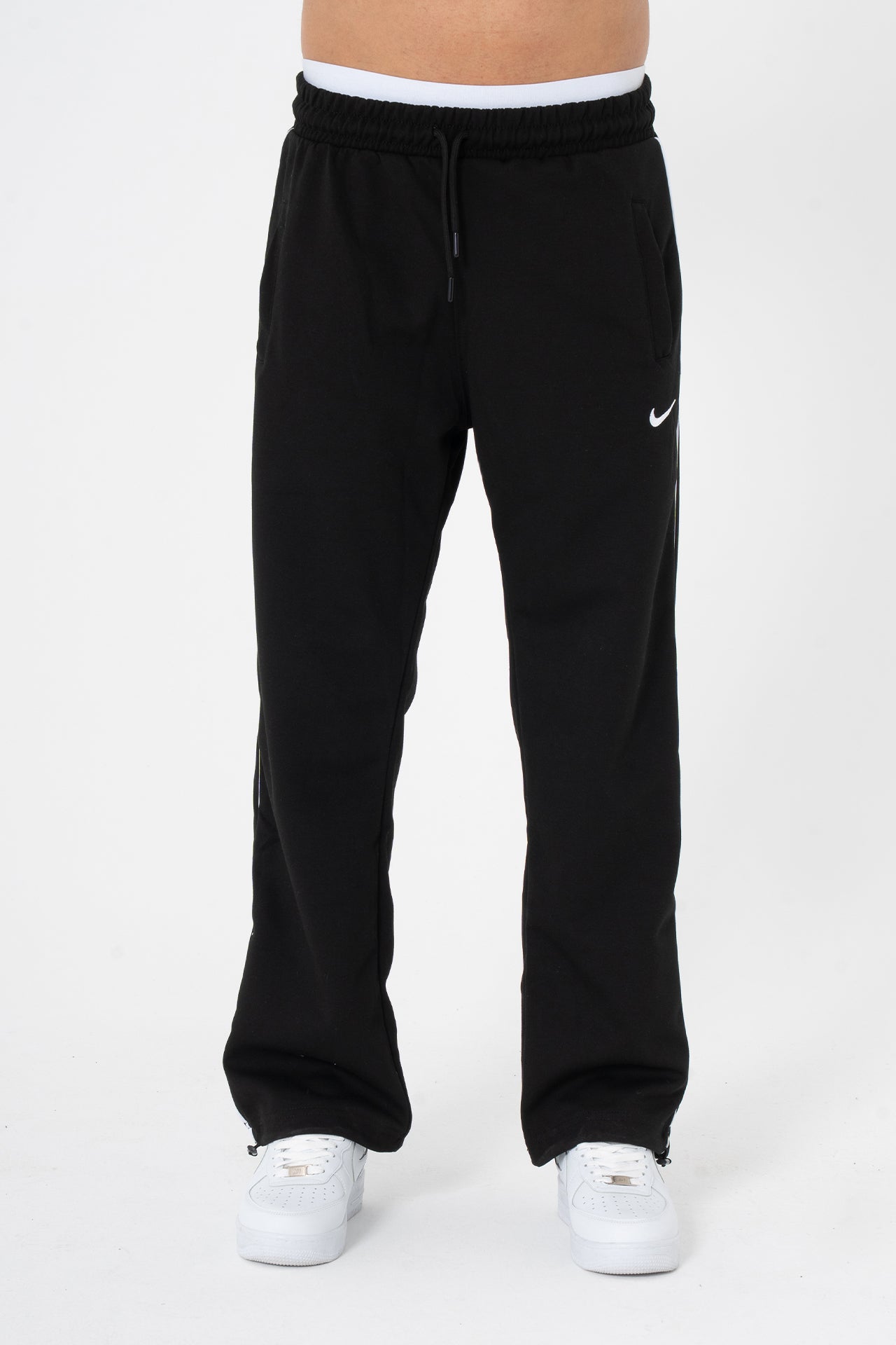 NK Logo Nakışlı Ayarlanabilir Paça Baggy Eşofman