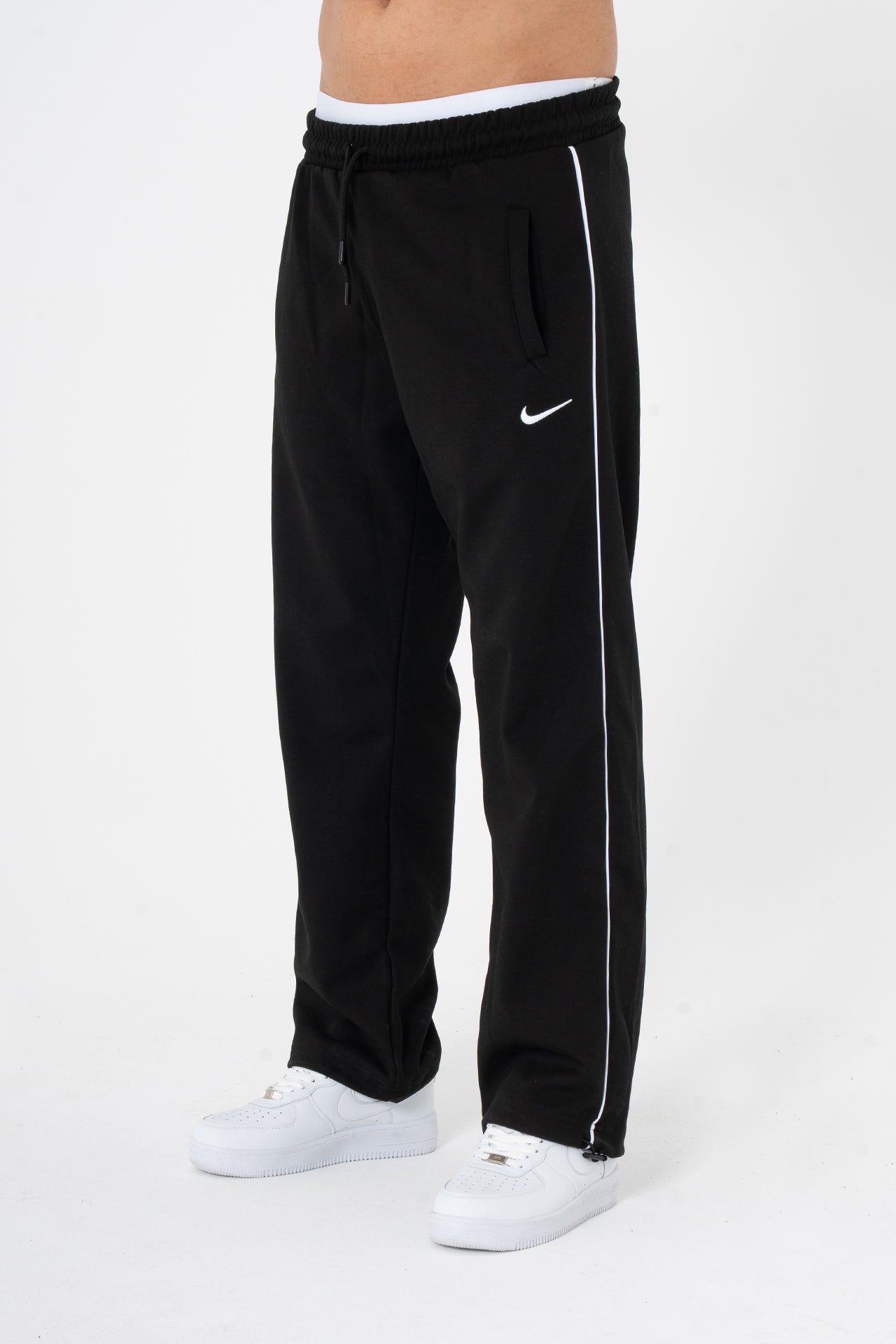 NK Logo Nakışlı Ayarlanabilir Paça Baggy Eşofman