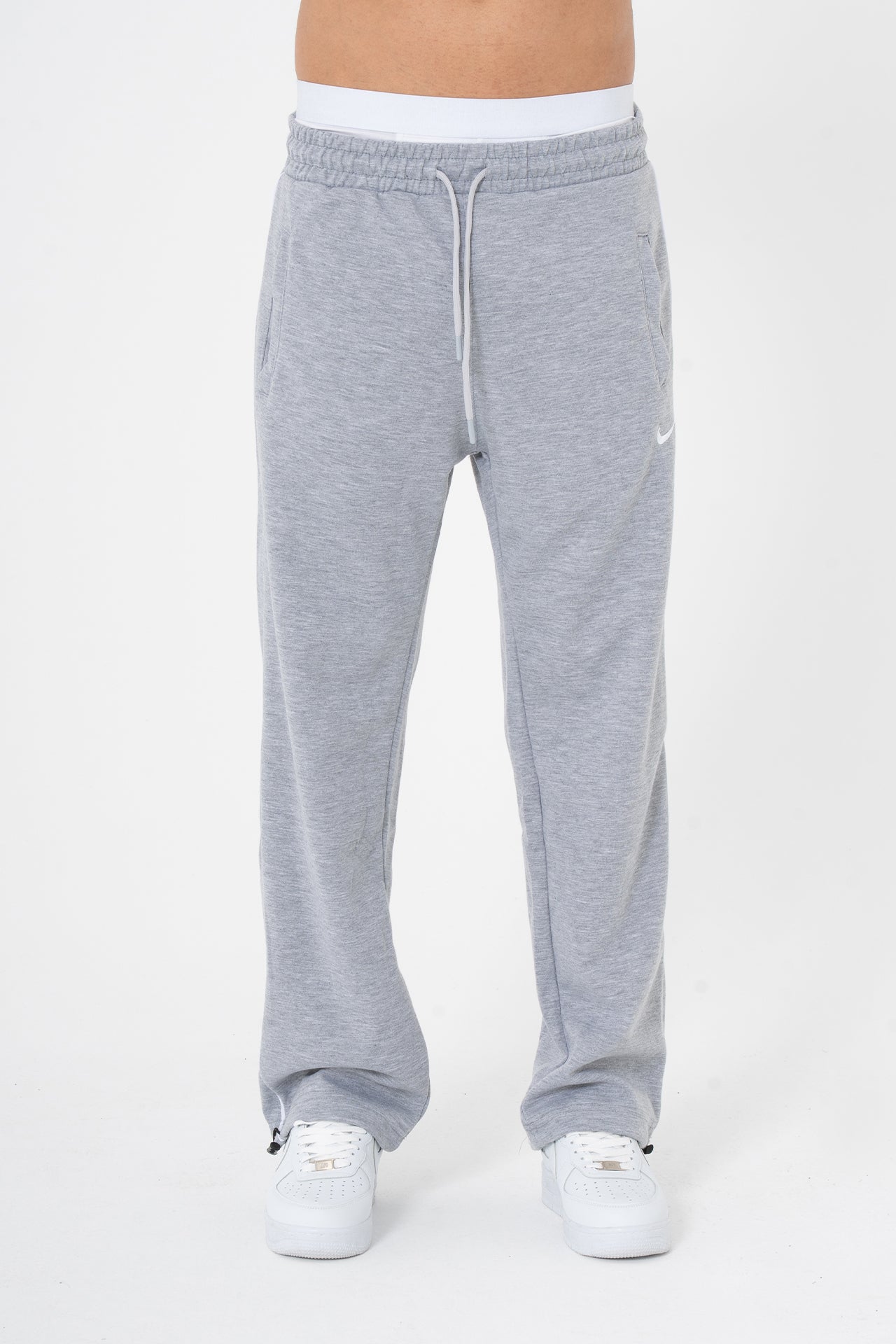 NK Logo Nakışlı Ayarlanabilir Paça Baggy Eşofman