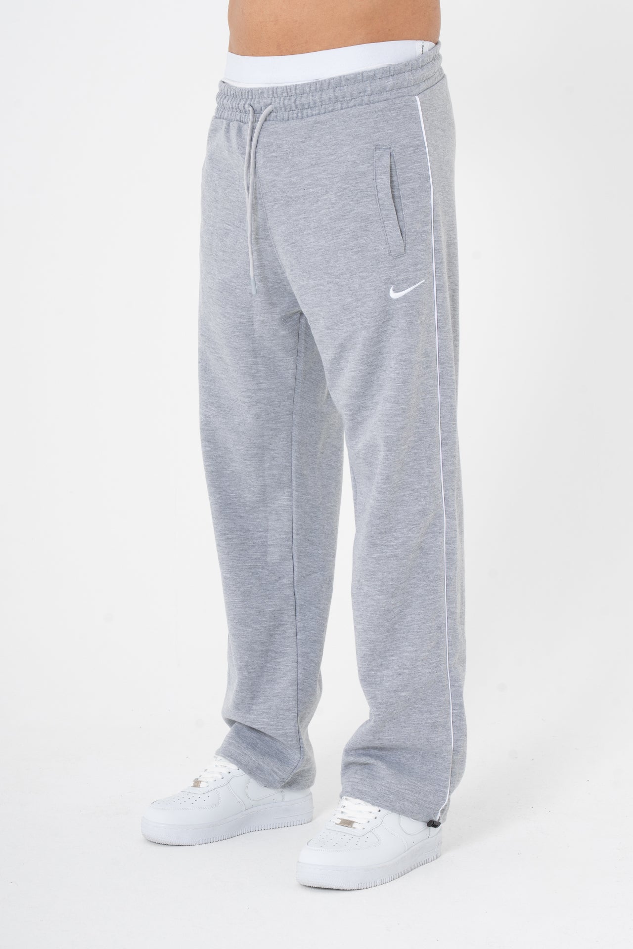 NK Logo Nakışlı Ayarlanabilir Paça Baggy Eşofman