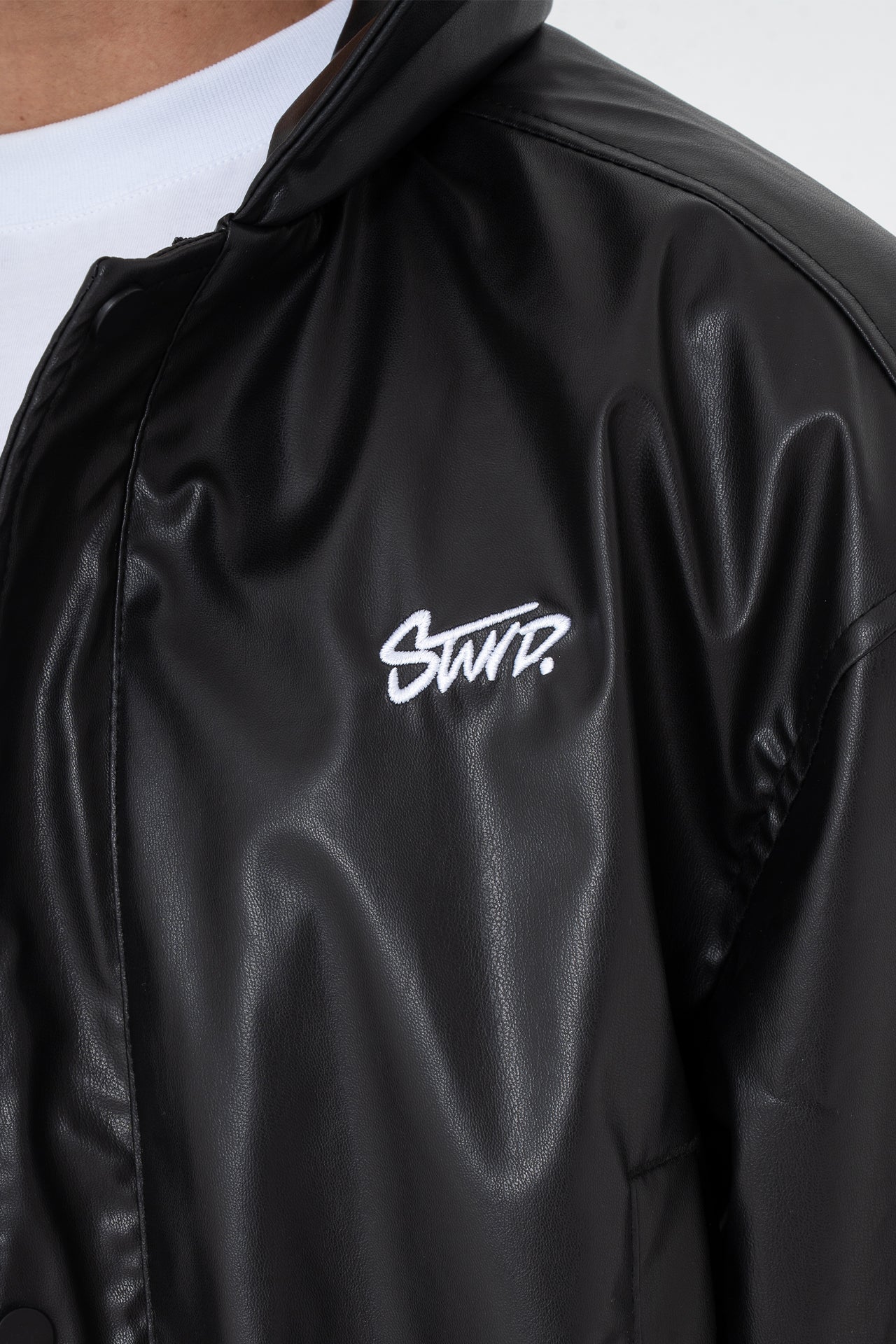 Stwd Nakışlı ZR Bomber Deri Ceket