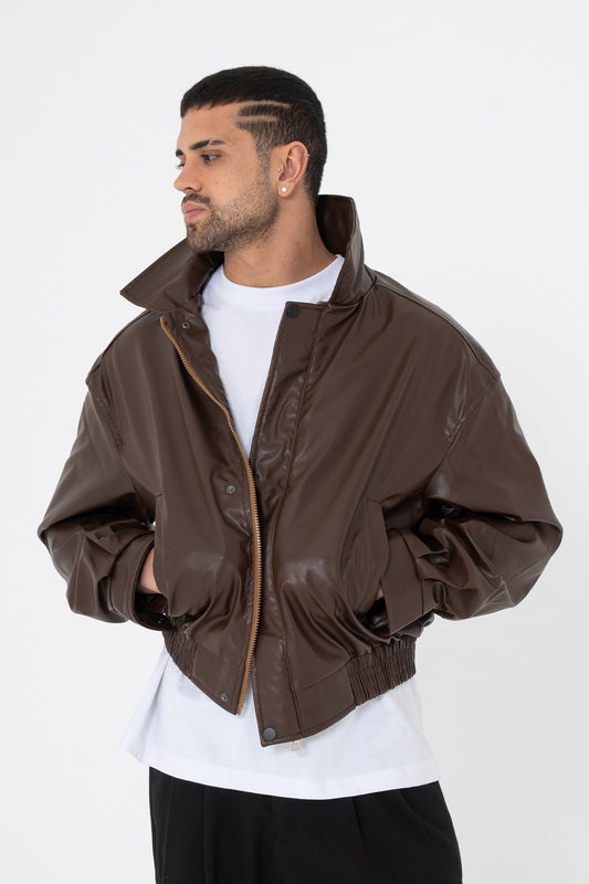 ZR Bomber İnce Deri Ceket