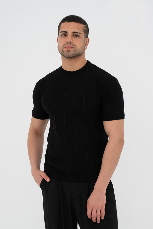 Regular Fit Fitilli Triko Tişört