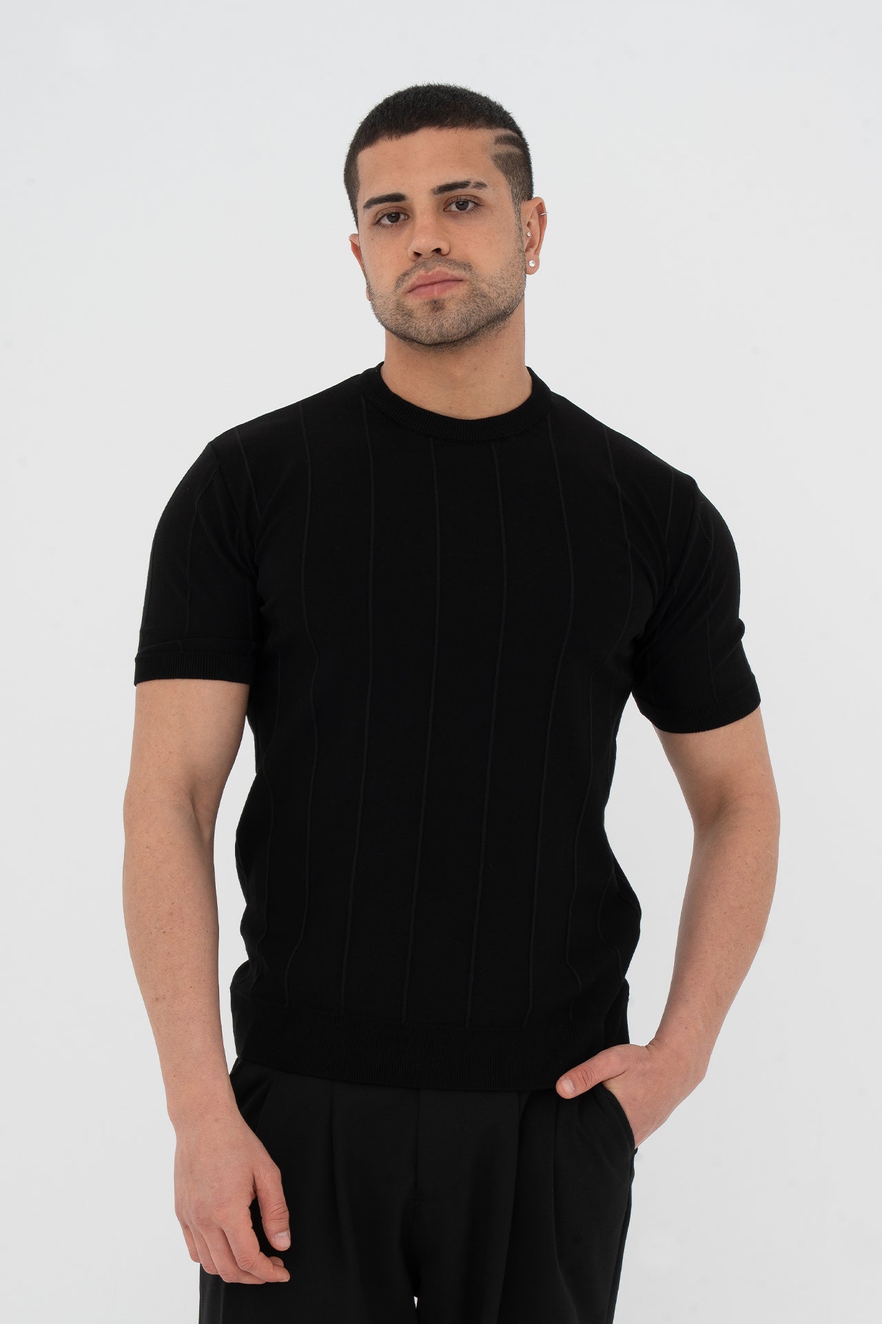 Regular Fit Fitilli Triko Tişört