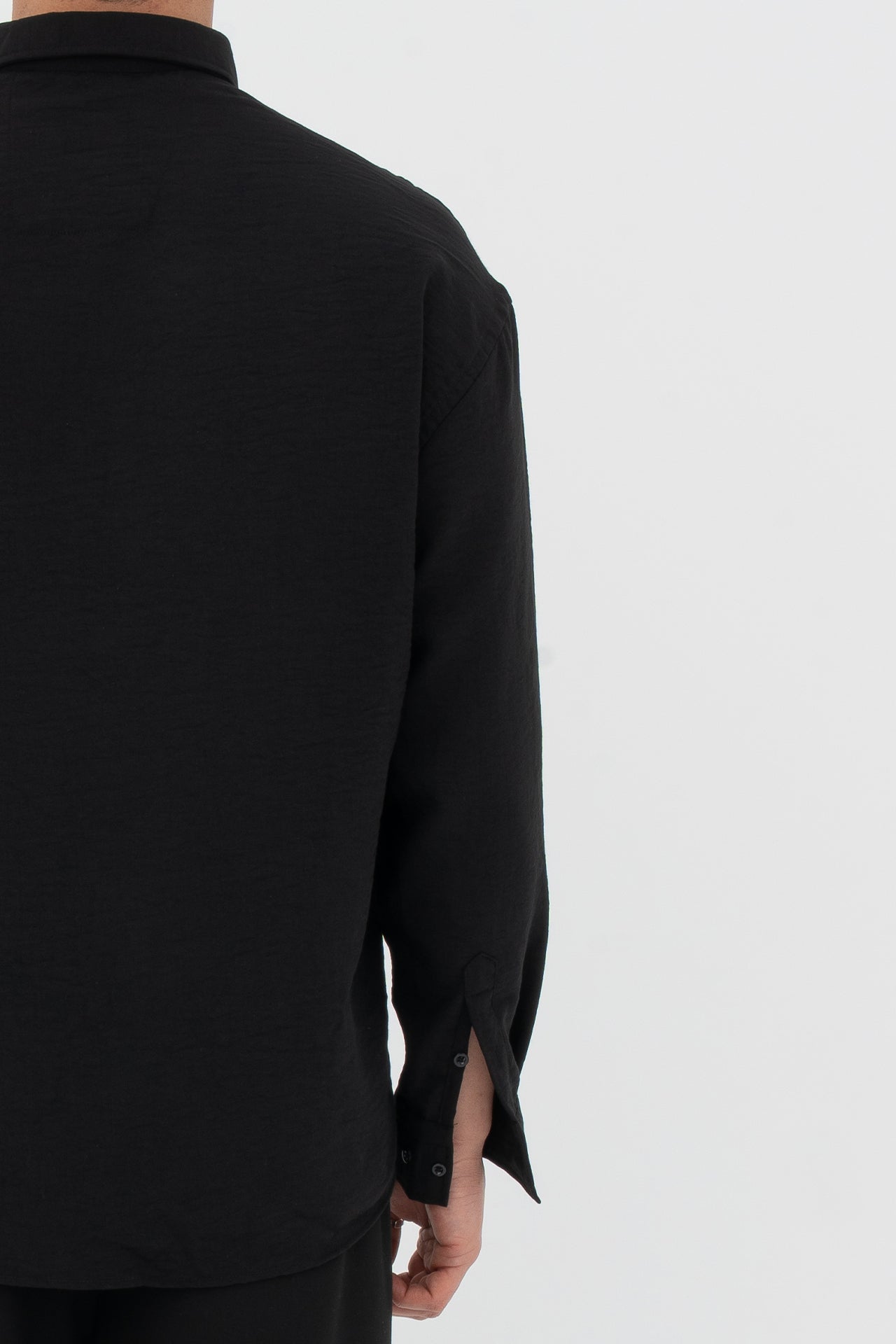 Oversize Pamuklu Keten Gömlek