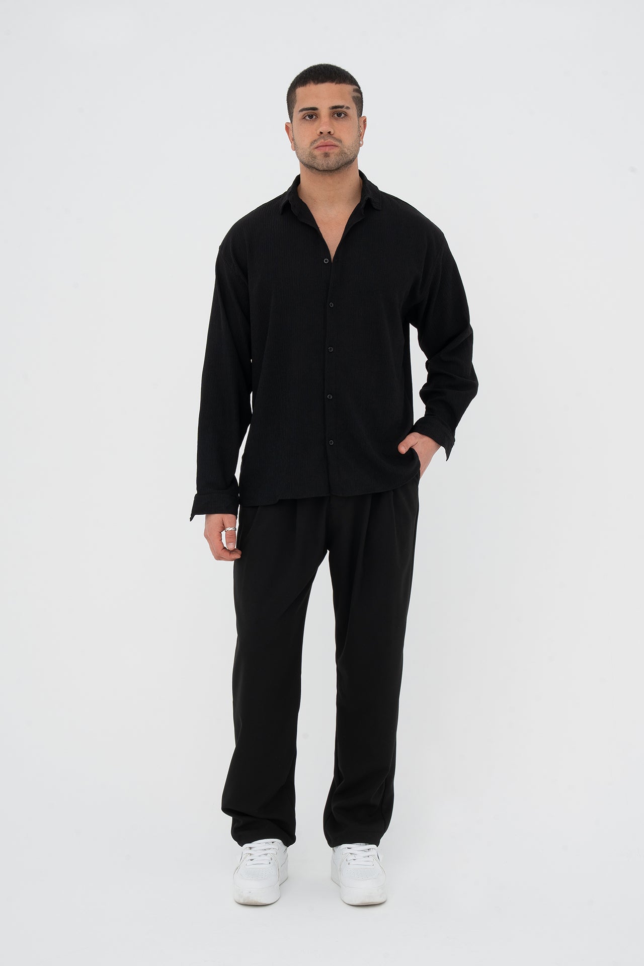 Seul Kumaş Oversize Gömlek