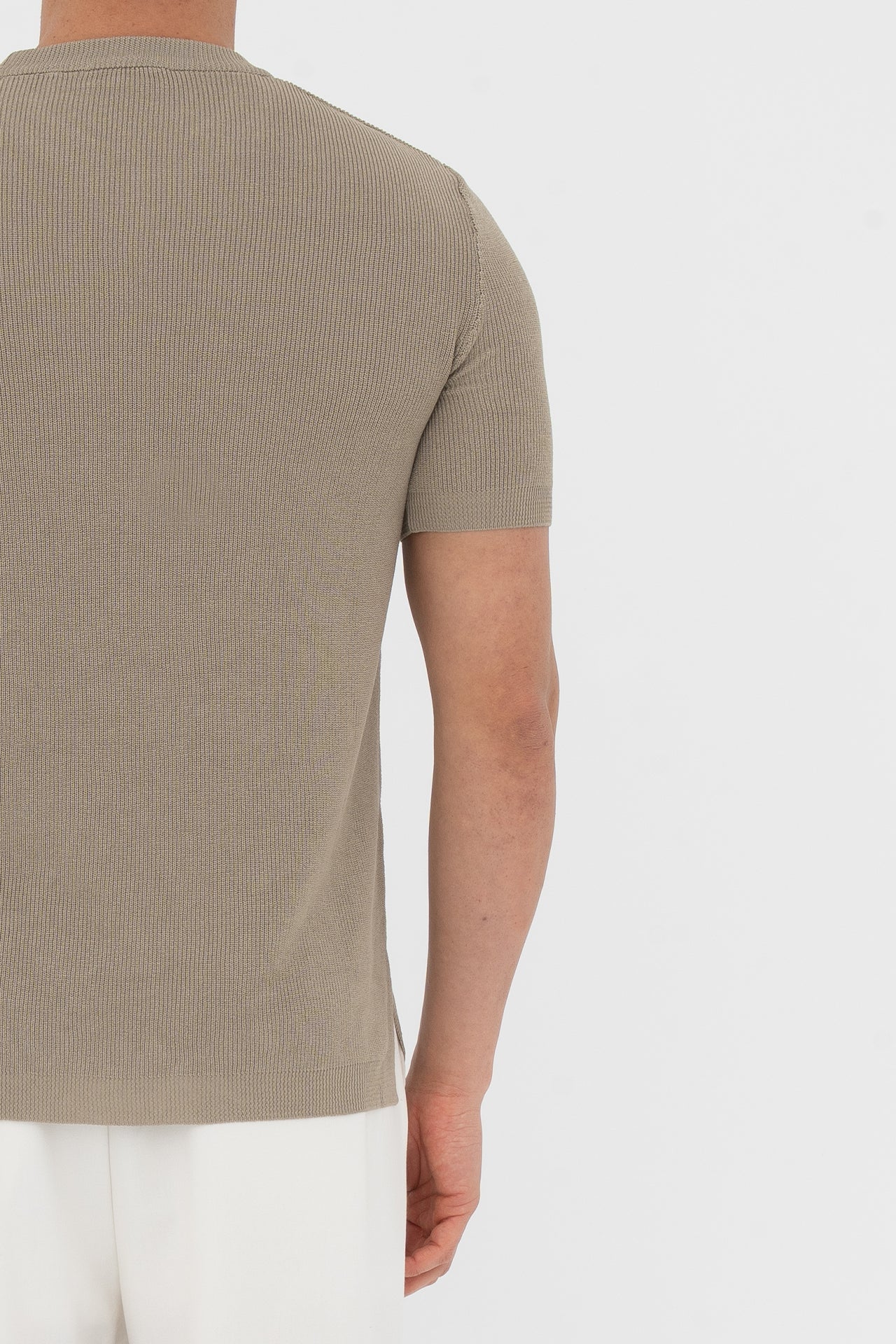 Regular Fit Düz Triko Tişört