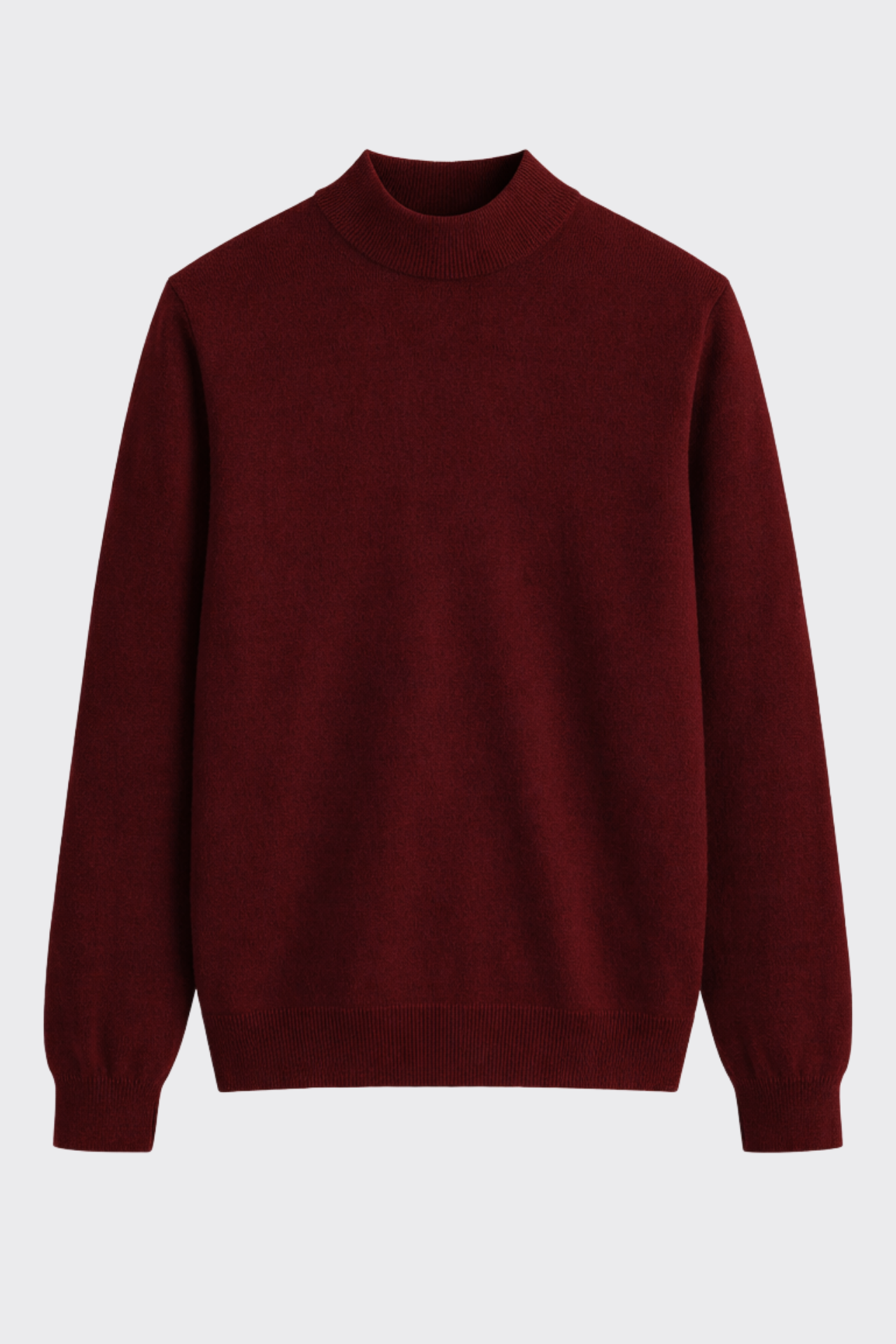 Yarım Balıkçı Yaka Düz Örgü Premium Triko Kazak