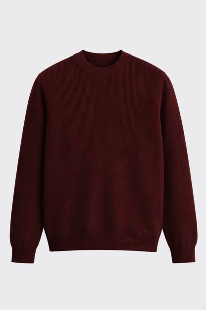 Bisiklet Yaka Premium Selanik Örgü Triko Kazak