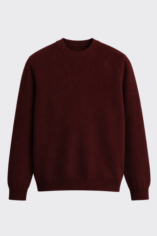 Bisiklet Yaka Premium Selanik Örgü Triko Kazak