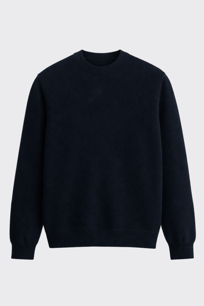 Bisiklet Yaka Premium Selanik Örgü Triko Kazak