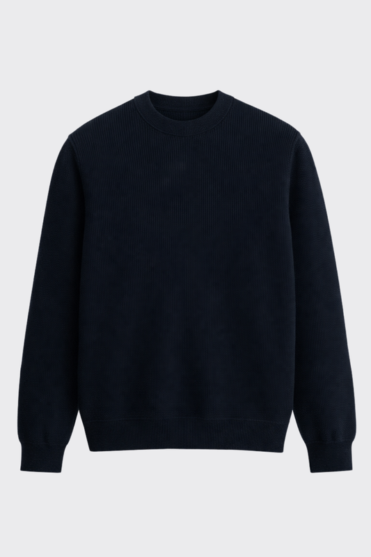 Bisiklet Yaka Premium Selanik Örgü Triko Kazak