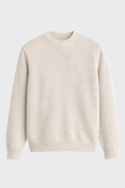 Bisiklet Yaka Premium Selanik Örgü Triko Kazak