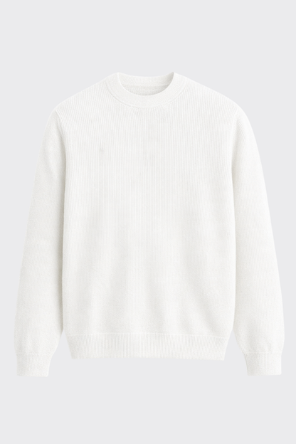 Bisiklet Yaka Premium Selanik Örgü Triko Kazak