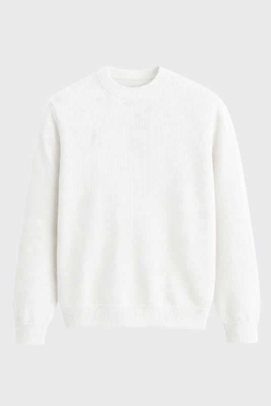 Bisiklet Yaka Premium Selanik Örgü Triko Kazak