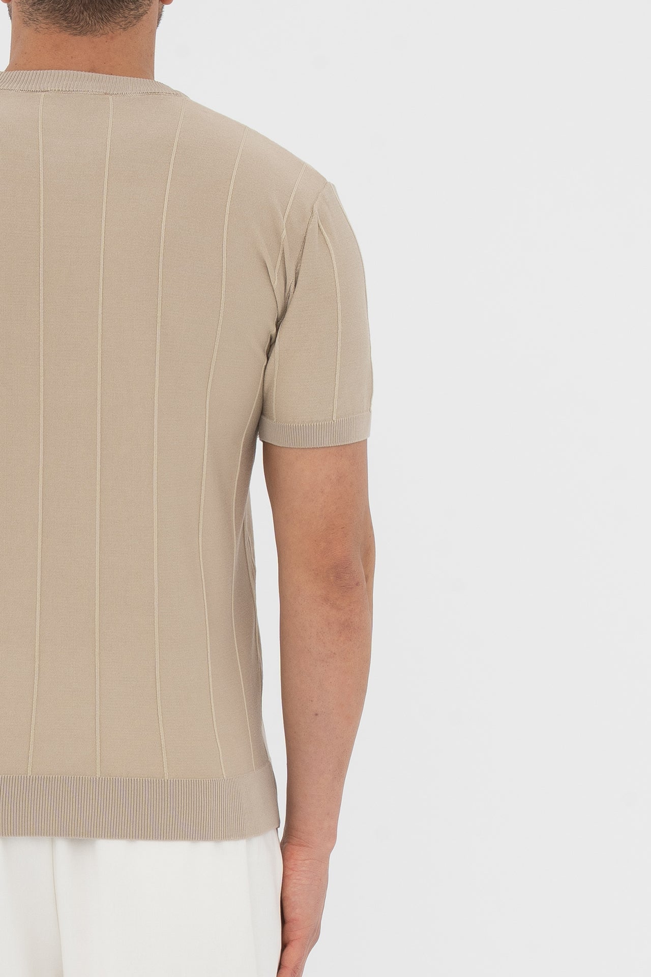 Regular Fit Fitilli Triko Tişört