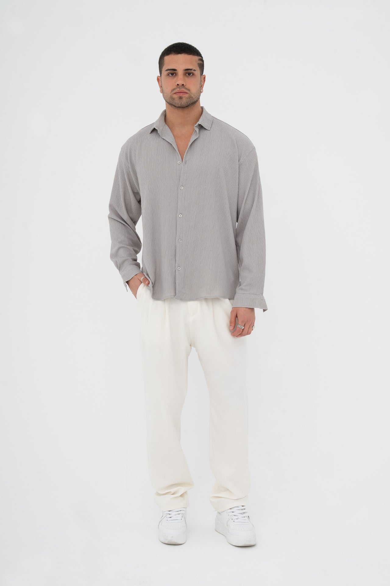 Seul Kumaş Oversize Gömlek