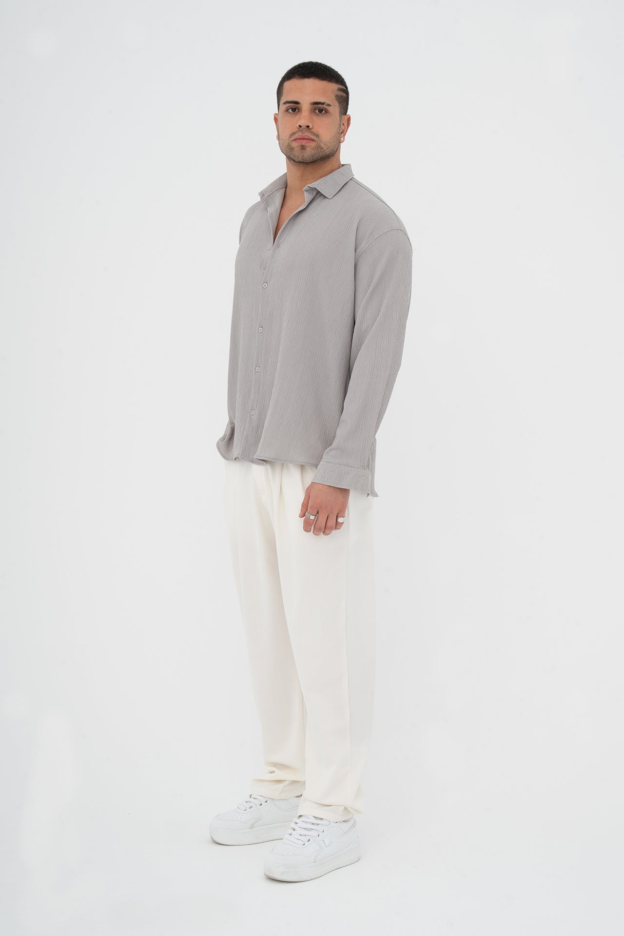 Seul Kumaş Oversize Gömlek