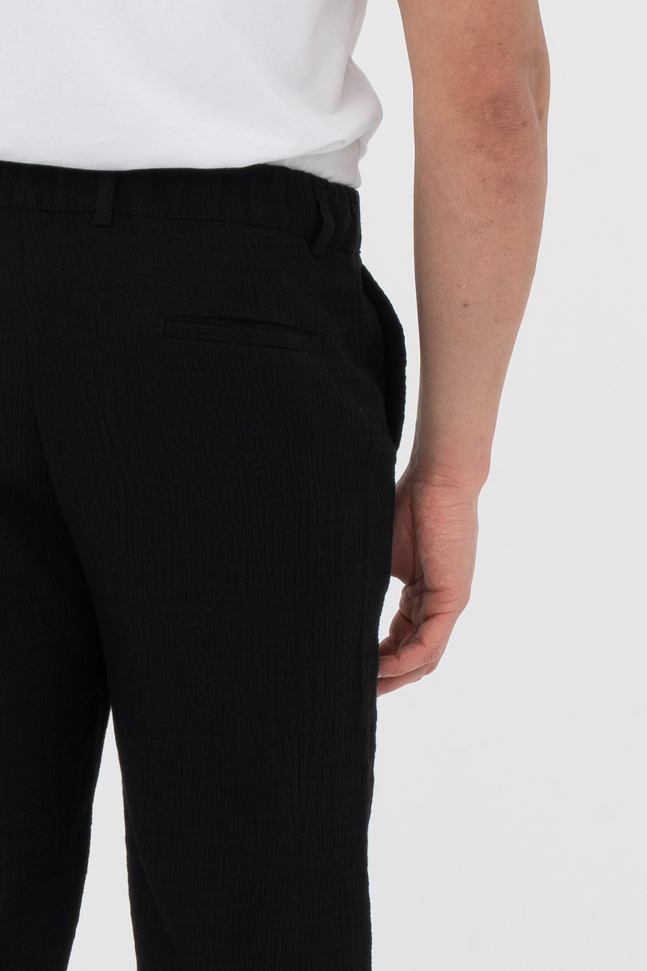 Çizgi Detay Regular Fit Kumaş Pantolon